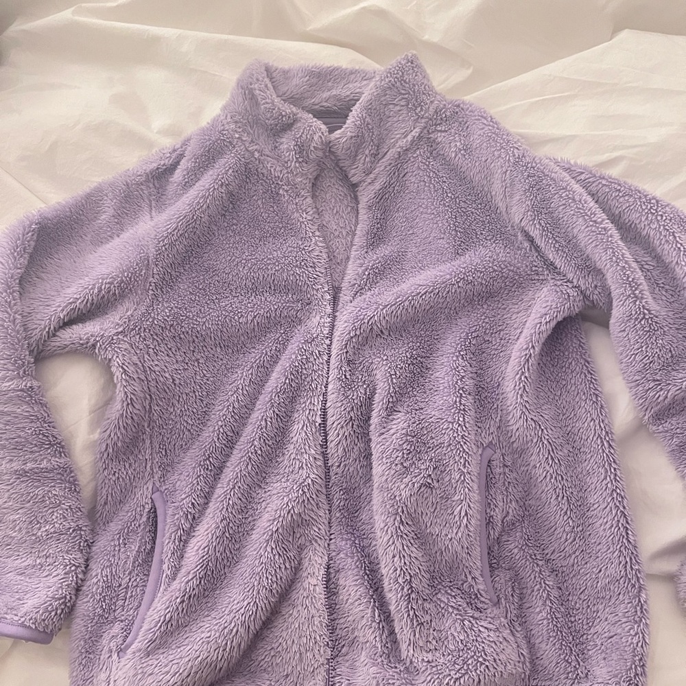 Uniqlo Lavender Fleece Jacket